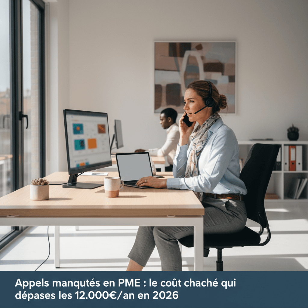 Appels manqués en PME: les 3 biais qui vous coûtent 12 000€/an